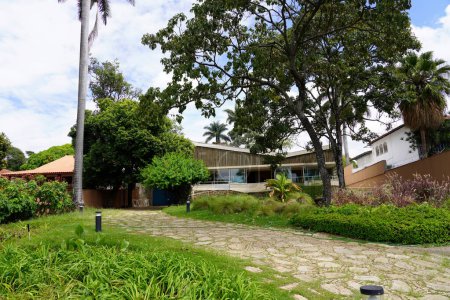 Photo for BELO HORIZONTE, BRAZIL - APRIL 12, 2024: Kubitschek Residence Museum, Belo Horizonte, Minas Gerais, Brazil - Royalty Free Image