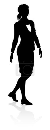 A very high quality business person silhouette