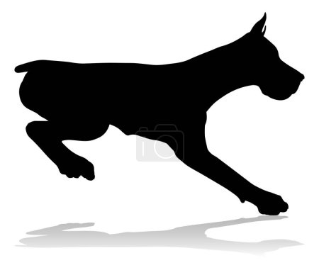 Photo for A detailed animal silhouette of a pet dog - Royalty Free Image