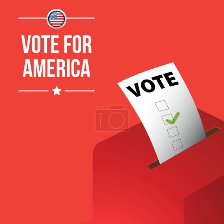 Foto de EE.UU. Elecciones presidenciales Vector de urna - Imagen libre de derechos