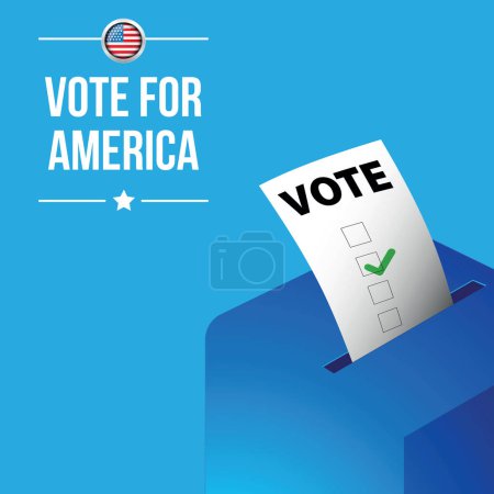 Foto de EE.UU. Elecciones presidenciales Vector de urna - Imagen libre de derechos