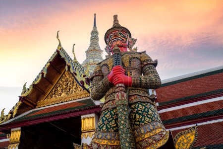 Photo for Giant statue at Thailand Grand palace and Wat phra kaew , Bangkok city - Royalty Free Image