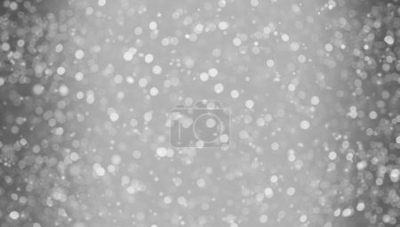 Téléchargez les photos : Fond de Noël blanc brillant avec neige et flou - en image libre de droit