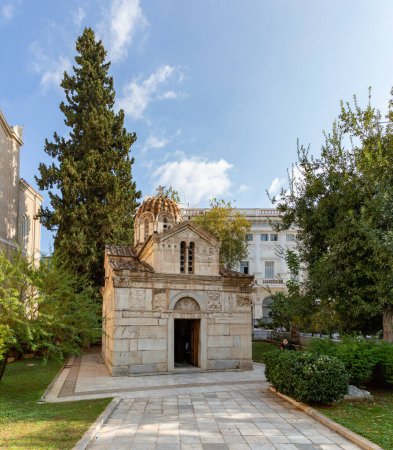 Téléchargez les photos : A picture of the Holy Church of Theotokos Gorgoepikoos and Saint Eleutherius. - en image libre de droit