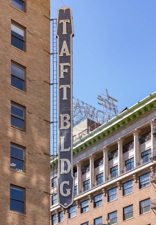 Photo for A picture of the Taft Building sign. - Royalty Free Image