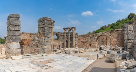 Photo for A picture of the Scholastica Baths at the Ephesus Ancient City. - Royalty Free Image