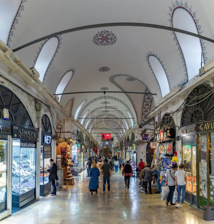 Photo for A picture of the shops inside the Grand Bazaar, in Istanbul. - Royalty Free Image