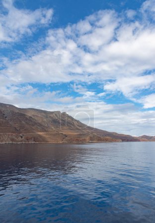 Téléchargez les photos : A picture of the coast and landscape of the Gramvousa Peninsula. - en image libre de droit