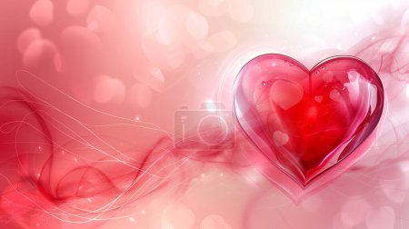 Foto de Forma de corazón abstracto decorativo para San Valentín fiesta de fondo día - Imagen libre de derechos