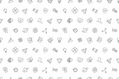 Vector management pattern. Management seamless background Stickers #653560082
