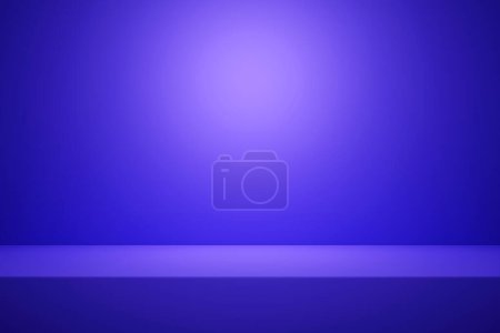 Téléchargez les photos : 3d illustration empty room with purple  walls under white light - en image libre de droit