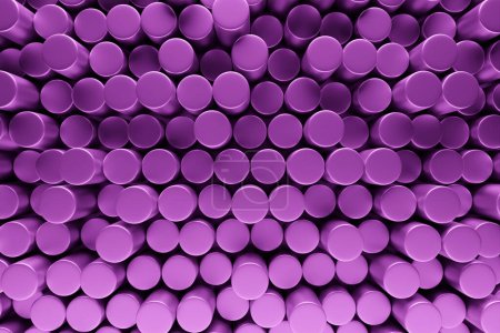 Foto de 3d illustration of a purple  honeycomb monochrome honeycomb for honey. Pattern of simple geometric hexagonal shapes, mosaic background. - Imagen libre de derechos