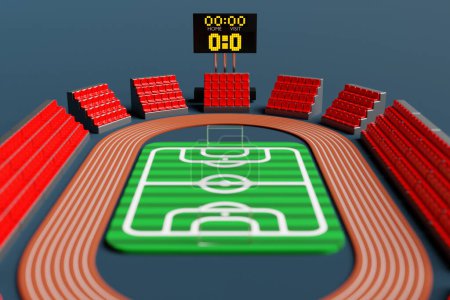 Photo for Public buildings. Football Arena. World cup 3d  illustration - Royalty Free Image