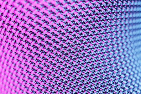 Foto de 3d illustration of a  pink and bkue geometric pattern. - Imagen libre de derechos