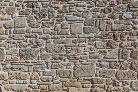 Photo for Close up of the walls made of stone , stone background. - Royalty Free Image