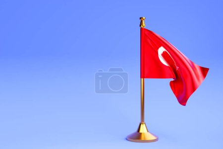 Téléchargez les photos : Drapeau national réaliste de la Turquie - en image libre de droit
