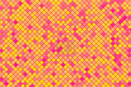 Foto de 3d ilustración de conjunto de cuadrados de colores, patrón. Fondo de geometría - Imagen libre de derechos