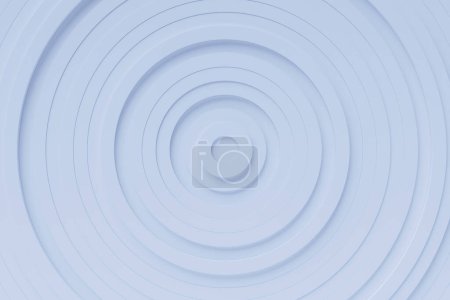 Téléchargez les photos : 3D rendant abstraite lumière bleue ronde fractale, portail. Spirale ronde colorée. - en image libre de droit