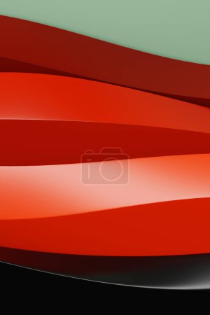 Photo for 3d Illustration  rows of  colorful  lines  .Geometric background,  pattern. - Royalty Free Image