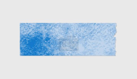 Illustration for Torn paper edges. Blue ripped paper texture. Watercolor paint paper use for background. Vector illustration. - Royalty Free Image