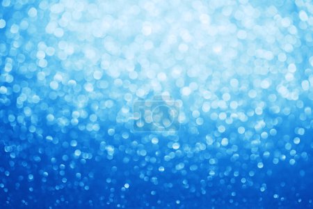Photo for Blue abstract lights background - Royalty Free Image