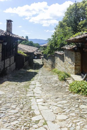 Photo for ZHERAVNA, BULGARIA - JULY 9, 2023: Village of Zheravna with nineteenth century houses, Sliven Region, Bulgaria - Royalty Free Image