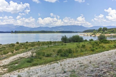 Panorama of Zhrebchevo Reservoir, Sliven Region, Bulgaria