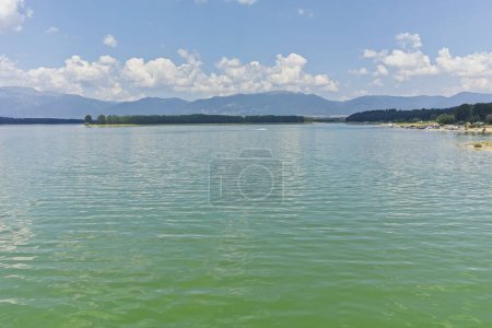 Panorama of Zhrebchevo Reservoir, Sliven Region, Bulgaria