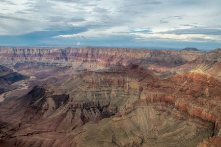 der Grand Canyon im Hubschrauberflug der Vereinigten Staaten