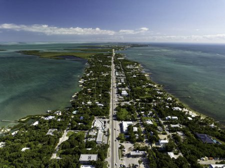 Téléchargez les photos : Vue Aérienne de Islamorada En Floride Clés - en image libre de droit
