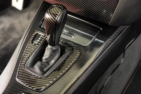Car Automatic shift lever detail