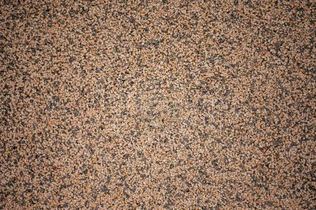 Photo for Detailed close up of a surface with brown and black speckles. - Royalty Free Image