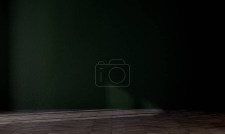 Photo for The green texture wall in living room interior, modern design, mock up furniture decorative interior, 3d rendering - Royalty Free Image