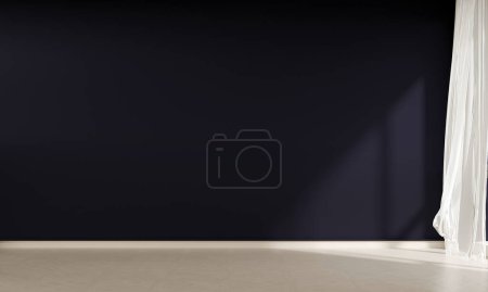 Foto de Diseño interior moderno de sala de estar y fondo de pared de textura de hormigón negro - Imagen libre de derechos