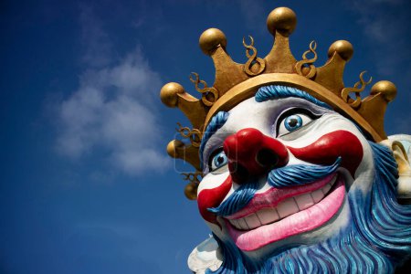 Téléchargez les photos : Photographic documentation of the papier mch masks of the Viareggio Carnival - en image libre de droit