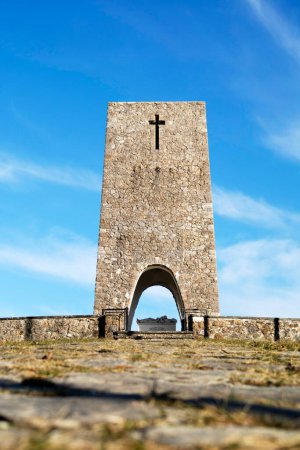 Téléchargez les photos : Monument erected in memory of the innocent victims of the Nazi massacre in Sant Anna di Stazzema Italy - en image libre de droit