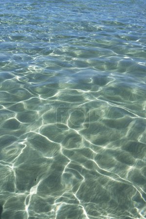 Téléchargez les photos : Documentation photographique de la transparence de l'eau de mer pendant la saison estivale - en image libre de droit