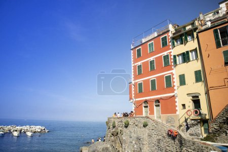 Photo for Photographic documentation of the town of Riomaggiore Cinque Terre Liguria - Royalty Free Image
