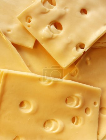 Photo for Close up of cheese slices - Royalty Free Image