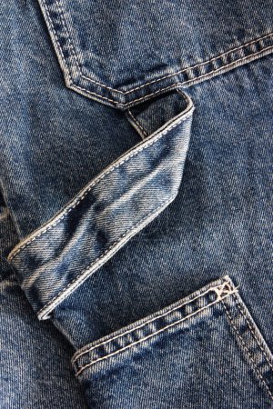 Photo for Jeans texture. blue jeans background. - Royalty Free Image