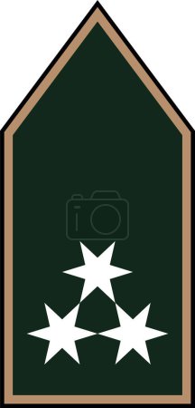 Téléchargez les illustrations : Marquage des épaules d'officier militaire pour le grade d'insigne SZAKASZVEZET (CORPORAL) dans les forces terrestres hongroises - en licence libre de droit