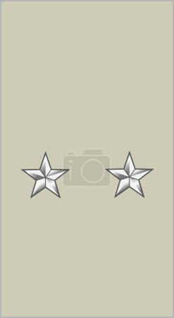 Téléchargez les illustrations : Marquage des épaules d'officier militaire du grade d'insigne du GNRAL DE BRIGADE (BRIGADIER GENERAL) dans l'armée française - en licence libre de droit