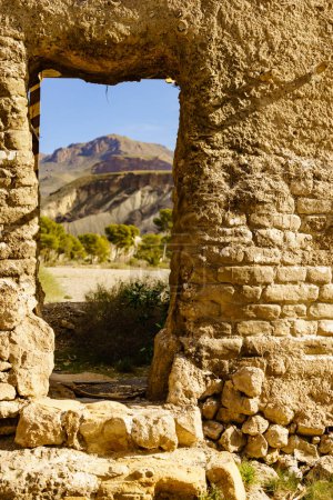 Movie location, film village El Chorrillo in Sierra Alhamilla, Spain. Tourist attraction