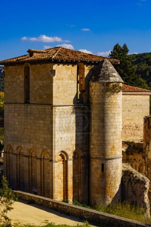 Monastery of San Pedro de Arlanza, Benedictine monastery in province Burgos, Castilla y Leon in Spain.