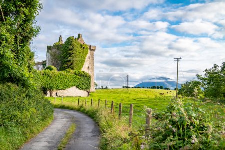 Photo for Deel castle, in Irish Caislean na Daoile, was built in the 16th century - County Mayo, Ireland. - Royalty Free Image