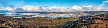 Foto de Vista aérea de la bahía de Gweebarra en Donegal - Irlanda - Imagen libre de derechos