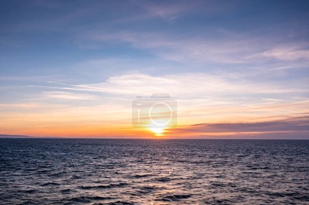 Photo for Beautiful sunset at Muckross Head peninsula about 10 km west of Killybegs village in county Donegal on the west coast of Ireland. - Royalty Free Image