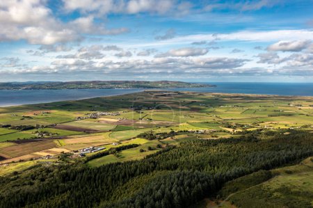 Foto de Vista aérea de Ballerana y Magilligan en Irlanda del Norte, Reino Unido. - Imagen libre de derechos