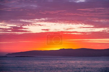 Photo for Sunset above Aran Island - Arranmore - County Donegal, Ireland - Royalty Free Image