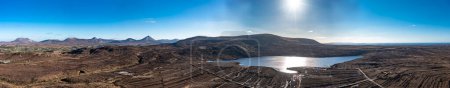 Photo for Aerial view of Lough Lagha by Gortahork in County Donegal, Republic of Ireland - Used for drinking water supply. - Royalty Free Image